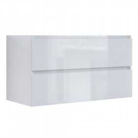 Base porta lavabo London Nordikflat con due cassetti chiusura ammortizzata