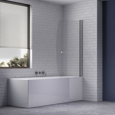 Porta Sopra Vasca Orientabile Bakul S112 Cristallo 4 Millimetri Ix Box Shower 