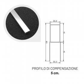 Profilo Di Compensazione Per Box Doccia Sistema Di Estensione Ix Box Shower