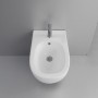 Jump Bidet Ceramica Sospeso Scarico a Parete Bianco Lucido