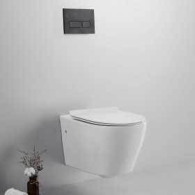 Vaso Ceramica Sospeso Scarico a Parete Bianco Lucido Jump