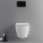 Vaso Ceramica Sospeso Scarico a Parete Bianco Lucido Jump