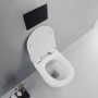 Vaso Ceramica Sospeso Scarico a Parete Bianco Lucido Jump
