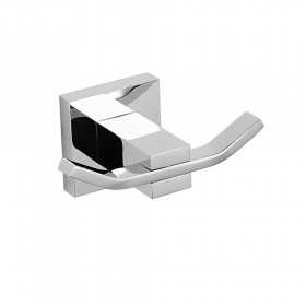 Appendino per accappatoio salviette asciugamani in ottone cromato lucido AMG per bagno