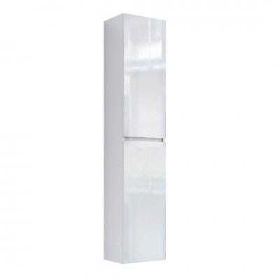 Colonna Luis per mobile bagno con 2 ante e 2 ripiani in vetro cm 162x40x32