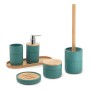 Porta sapone d'appoggio serie Pucket in resina e bambu' per bagno