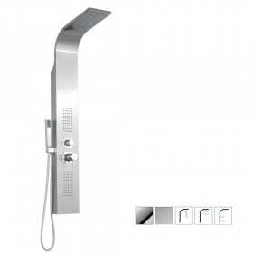 Colonna Doccia Attrezzata Jungle in Acciaio Inox Con Cascata Ix Box Shower