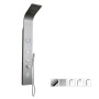 Ix Box Shower Colonna Doccia Attrezzata Spirit in Acciaio Inox Con Cascata