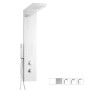Ix Box Shower Colonna Doccia Attrezzata Evo in Acciaio Inox Con Cascata
