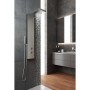 Ix Box Shower Colonna Doccia Attrezzata Evo in Acciaio Inox Con Cascata