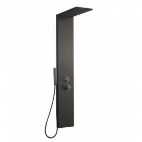 Ix Box Shower Colonna Doccia Attrezzata Smart Black Con Cascata