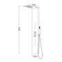 Ix Box Shower Colonna Doccia Attrezzata Smart Black Con Cascata