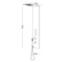 Colonna Doccia Attrezzata Steel in Acciaio Inox Ix Box Shower
