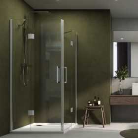 Ix Box Shower Box Angolare Con Due Ante Battenti Giglio S8523 8 Millimetri 