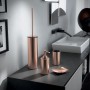 Dosasapone in acciaio inox finitura rame serie Vulcano dispenser d'appoggio