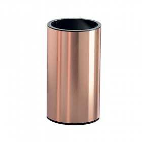 Portaspazzolini d'appoggio in acciaio inox finitura rame serie Vulcano