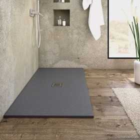 Piatto Doccia In Marmo Resina Greta Colore Antracite H 25-30 mm Ix Box Shower 