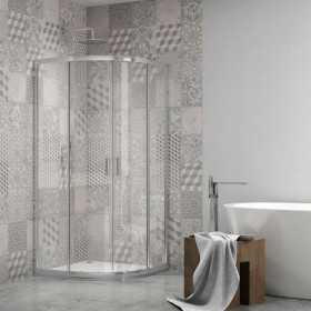 Box Doccia Semicircolare Geranio S1169 Cristallo Temprato 4 millimetri Ix Box Shower 