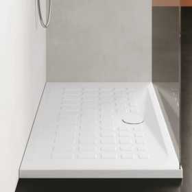 Piatto Doccia In Porcellana Turtle Colore Bianco Lucido H 4 cm Ix Box Shower 