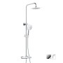 Colonna Doccia Attrezzata Ottone Cromato OLIMPIA_ST-CX088 Ix Box Shower 