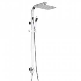 Colonna Doccia Attrezzata in Ottone Cromato Con Deviatore Modello DAY Ix Box Shower 