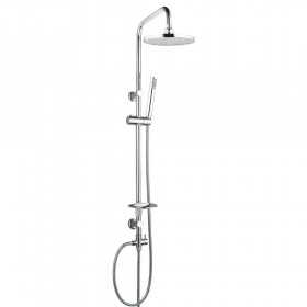 Colonna Doccia Attrezzata Ottone Cromato Sun Ix Box Shower 