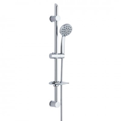 Saliscendi Doccia in Ottone Cromato 5 Getti Anticalcare Flash Ix Box Shower 