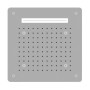 Soffione Doccia Quadrato a LED ad Incasso a Soffitto Inox Ix Box Shower 