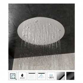 Soffione a Soffitto Tondo in Acciaio Inox 2 millimetri Ix Box Shower 