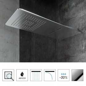 Soffione Doccia Quadro Con Incasso a Parete in Acciaio Inox 24 mm Ix Box Shower 