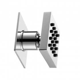 Ix Box Shower Bocchetta Idro Lombare Da Incasso a Parete Cromata Quadrata