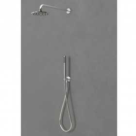 Kit Doccia Round 200 Millimetri Ottone Cromato Forma Tonda Ix Box