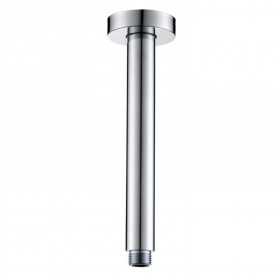 Braccio Doccia a Soffitto Tondo Ottone Cromato Lucido Ix Box Shower 