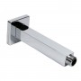 Braccio Doccia a Soffitto Quadrato Ottone Cromato Lucido Ix Box Shower