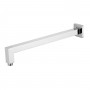 Braccio Doccia a Parete in Ottone Cromato Sezione Quadrata Ix Box Shower 