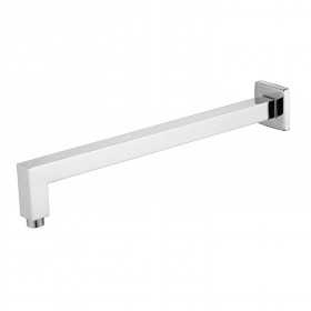 Braccio Doccia a Parete in Ottone Cromato Sezione Quadrata cm 35 Ix Box Shower 
