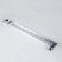 Braccio Doccia a Parete in Ottone Cromato Sezione Quadrata cm 35 Ix Box Shower 