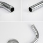 Braccio Doccia a Soffitto Curvo 400 mm BRAT400C Ix Box Shower 