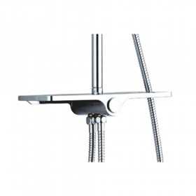 Ix Box Shower Ripiano Completo Di Deviatore In Ottone Cromato Per Star e Win