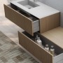 Lavabo Grace in Resina ad Incasso Bianco Opaco