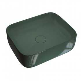 Lavabo da Appoggio Meg Rettangolare in Ceramica Pino Lucido Lullaby