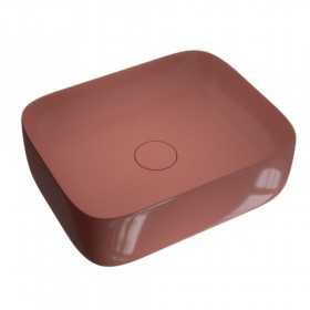 Lavabo da Appoggio Unica Rettangolare in Ceramica Tabasco Lucido Lullaby