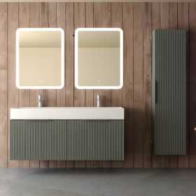 Mobile bagno composizione completa modello Elizabeth cm 120 con specchi