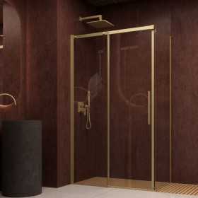 Lato fisso Birkey Oro Lucido LFBMA110GD Cristallo 8 millimetri Ix Box Shower