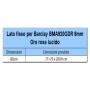 Ix Box Shower Lato fisso per  Barclay BMA920GDR Cristallo 8 millimetri Oro Rosa Lucido