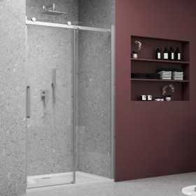 Ix Box Shower Porta Doccia Porta Scorrevole Barclay BMA920NK Cristallo 8 mm Nickel