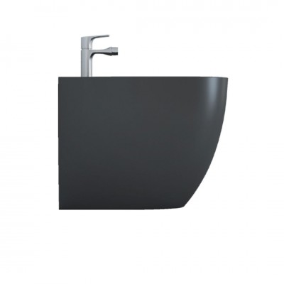 Bloom Bidet Ceramica a Pavimento Colore Nero Opaco