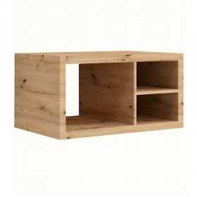 Base portalabo a giorno Variant finitura rovere nobilitato con top per lavabo