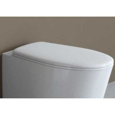Sedile Termoplastico Serie Garden Bianco Lucido Chiusura Standard
