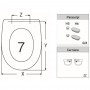 Sedile Termoplastico Serie Garden Bianco Lucido Chiusura Standard